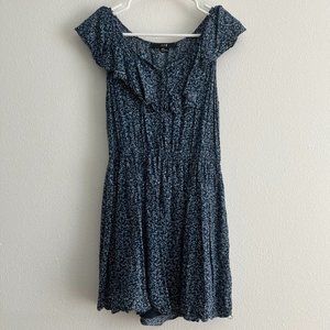 Forever 21 Blue White Floral Dress